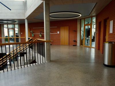 Exposed Concrete Floors in southern arizona building