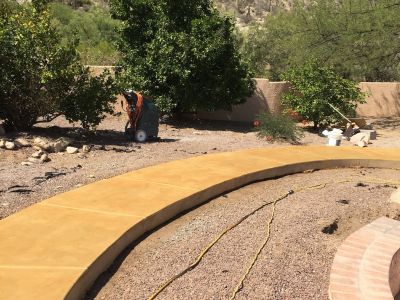 moisture exposed concrete